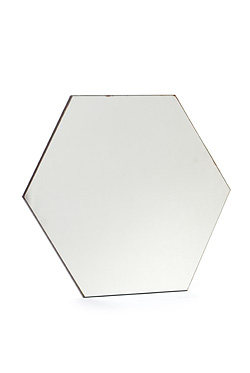 spiegel zeshoekig 85 cm